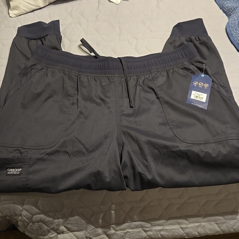 Cherokee Workwear revolution pewter jogger scrubs